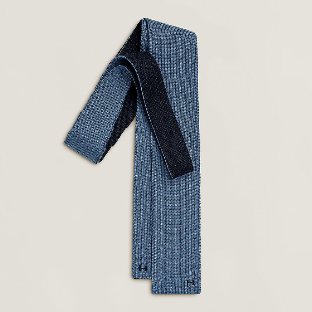 シルクニットタイ 5 cm《ドゥ・タン》 | Hermès - エルメス-公式サイト